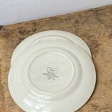 Two Digoin Sarreguemines dessert plates