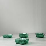 Arcoroc translucent green square ramekins
