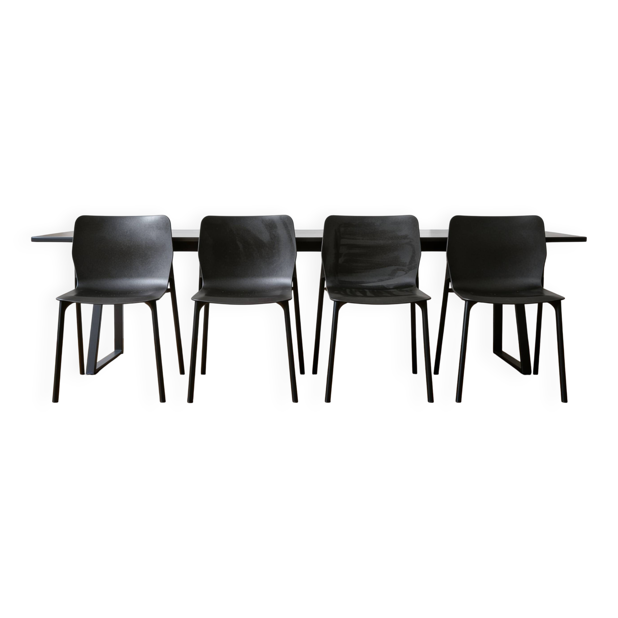 Set of 4 chairs Chassis, Wilkhahn