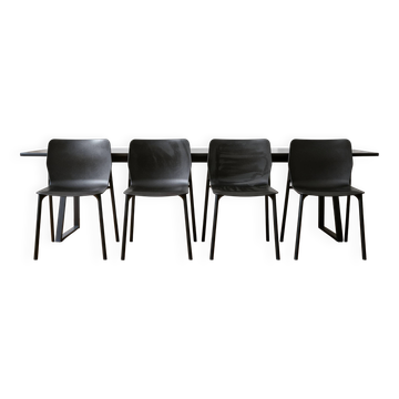 Suite de 4 chaises Chassis, Wilkhahn