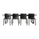 Set of 4 chairs Chassis, Wilkhahn