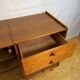Cabinet de musique en teck rétro des années 50 par Nathan (vers 1960) Un fantastique an