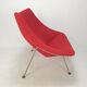 Fauteuil Oyster et ottoman par Pierre Paulin pour Artifort, années 1960
