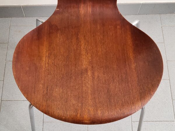 Chaise 3107 de Arne Jacobsen pour Fritez Hansen édition ancienne