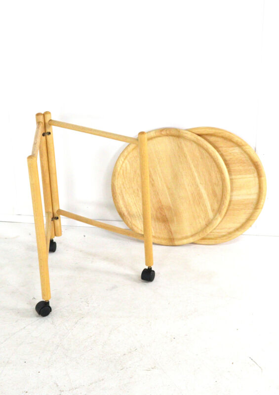 Trolley with removable trays attr. Jens Quistgaard