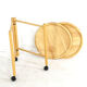 Trolley with removable trays attr. Jens Quistgaard