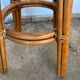 Bar stool or swivel counter in rattan year 60 vintage