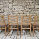Set of 4 vintage Scandinavian style chairs