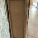 Beautiful oak sideboard, fully sanded, Louis XV style, with removable shelves.