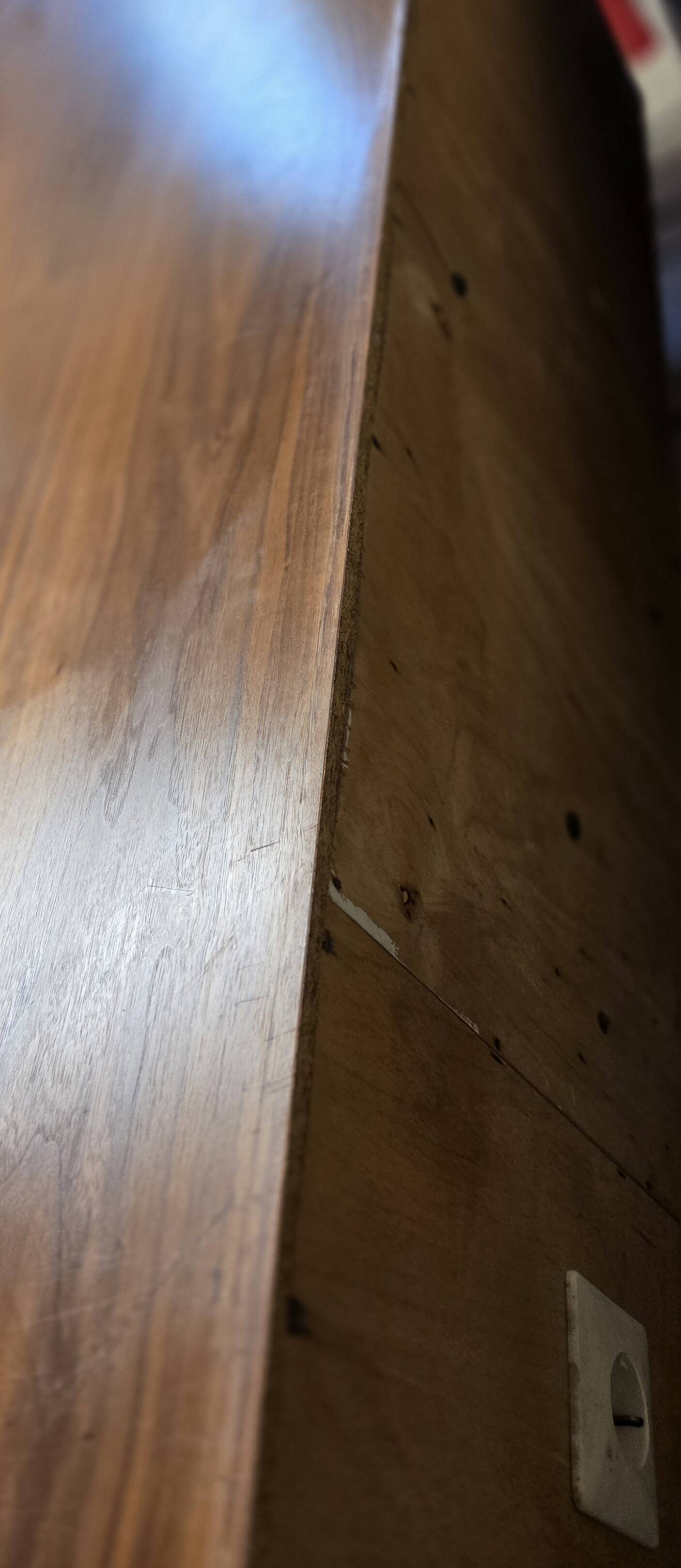 Vintage teak Scandinavian bar cabinet from the 1960s.