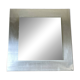 1970s space age steel mirror
