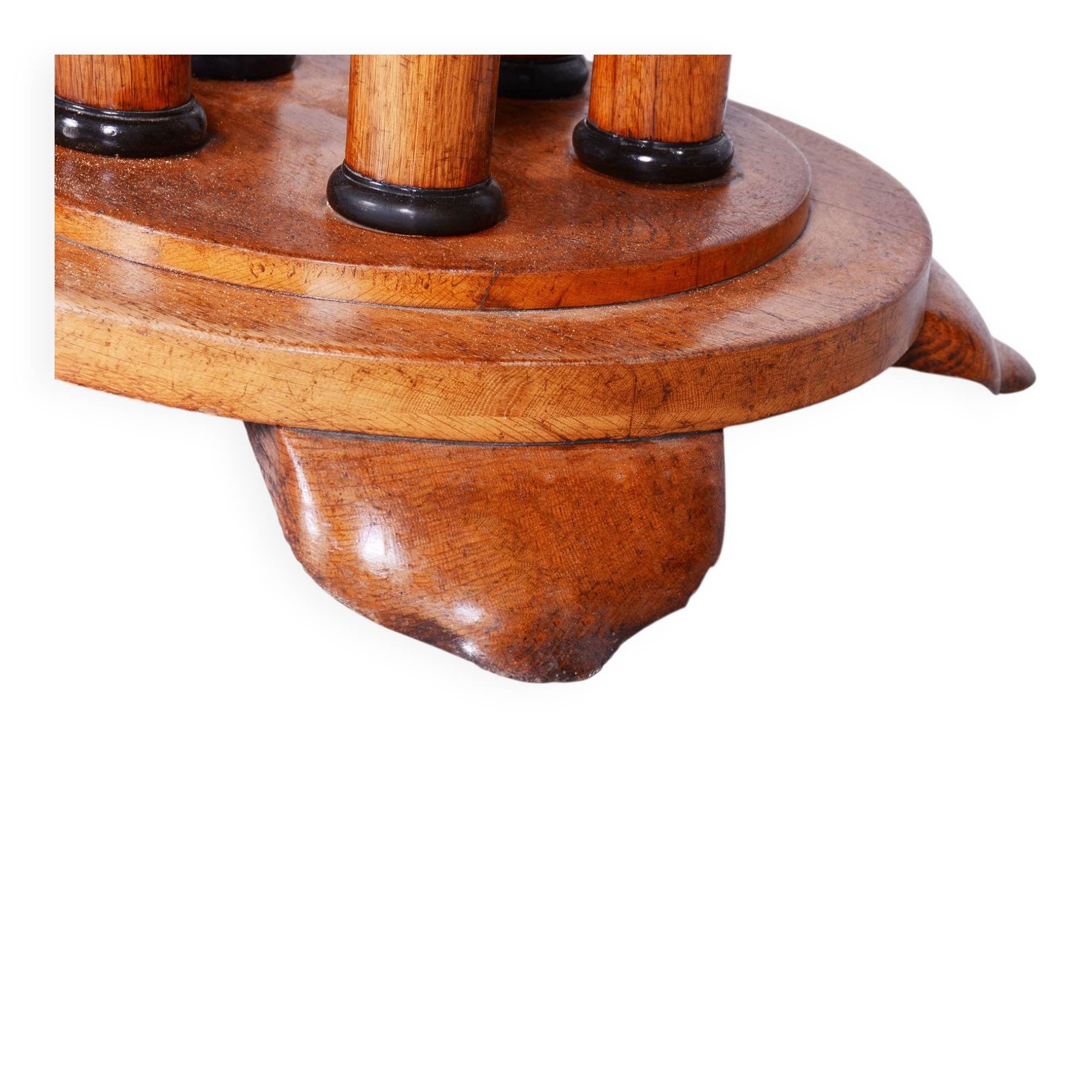 Biedermeier Dining Table in Oak, Austria, 1830s