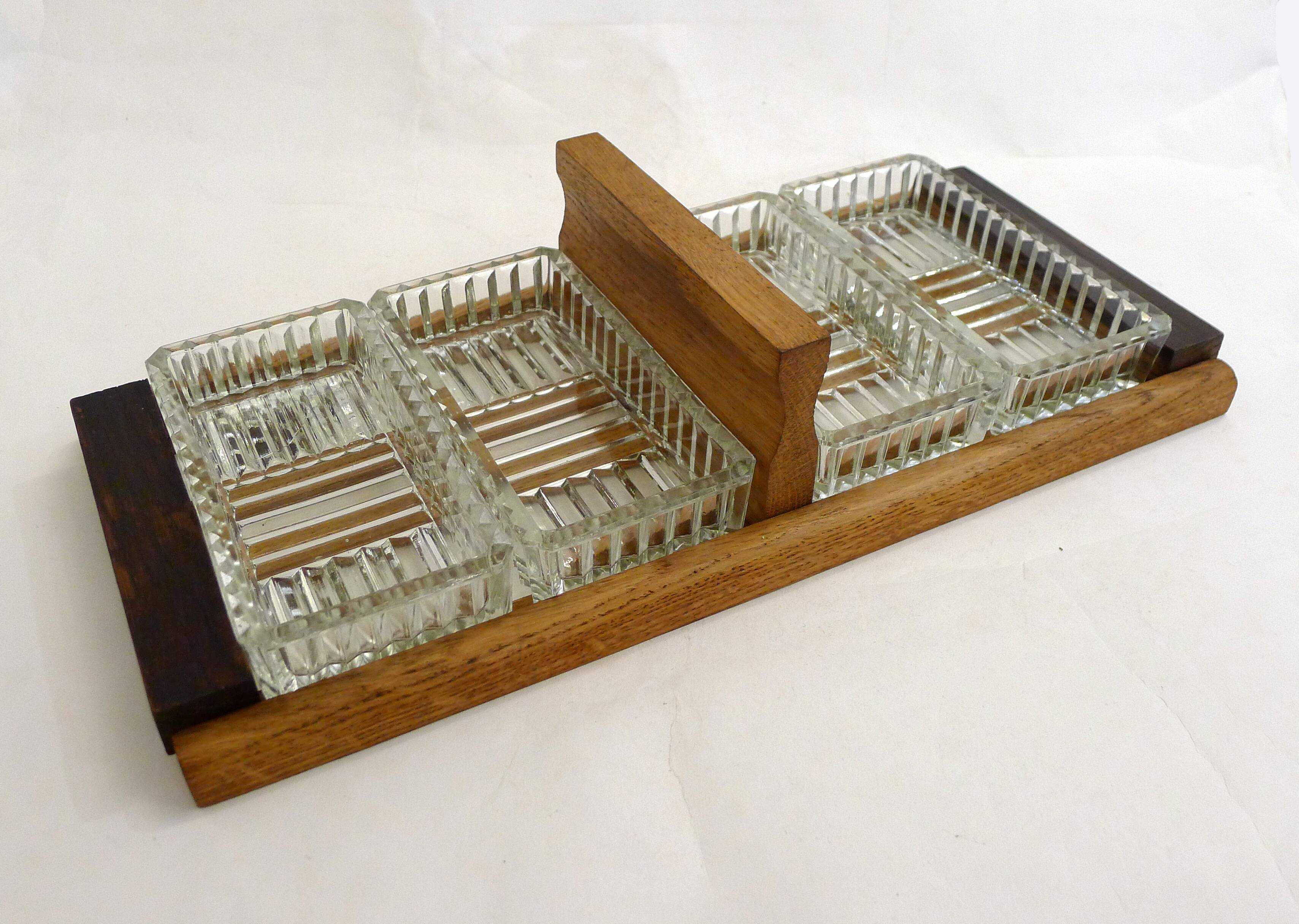 Art Deco mid-century aperitif platter