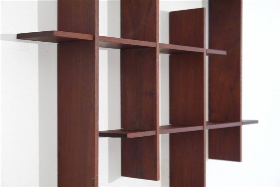 Vintage Scandinavian teak shelf 1960