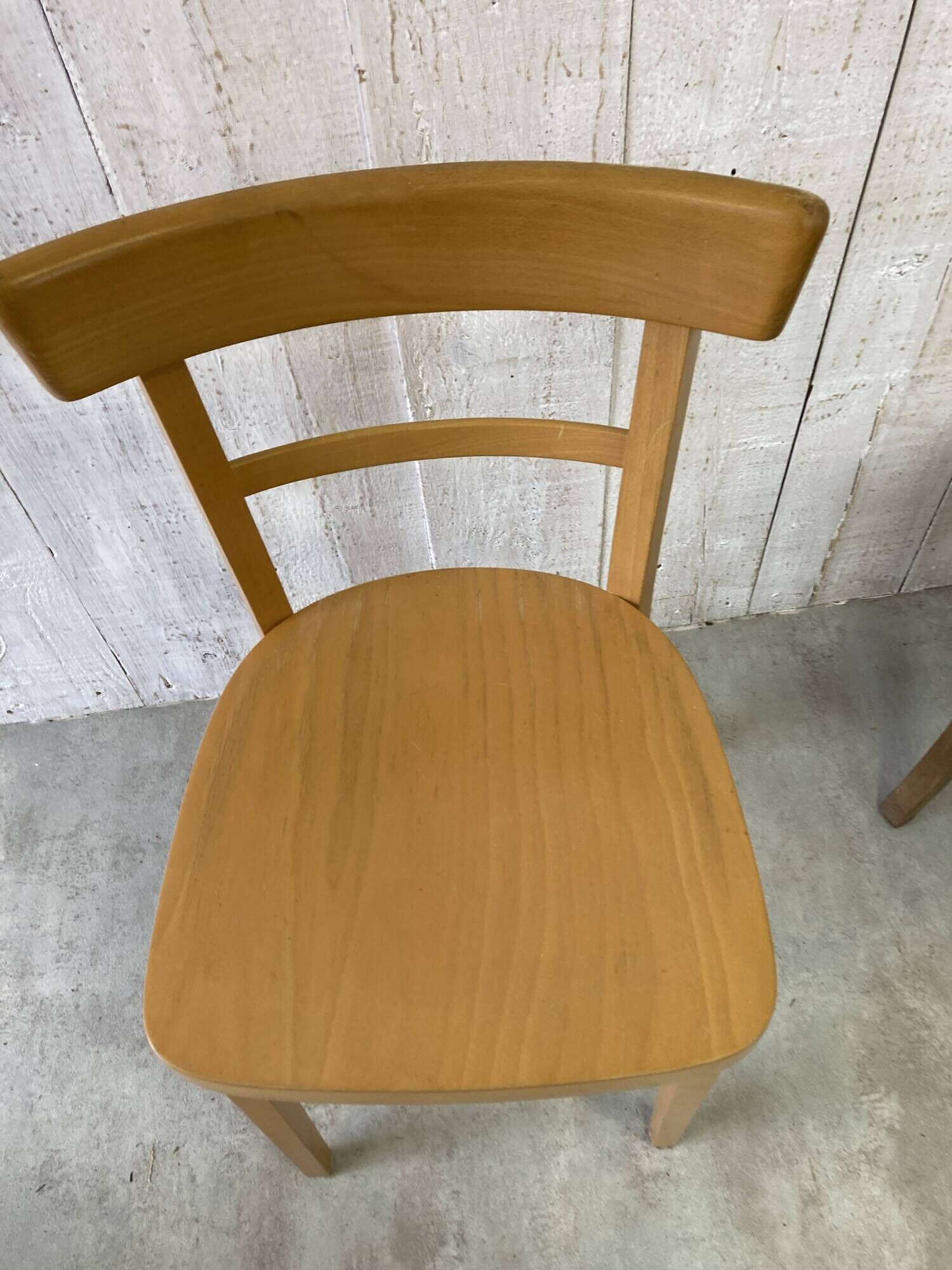 Mismatched bistro chairs x4