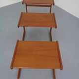 Danish Teak Nesting Tables from Salin Nyborg, 1960s, Set of 3