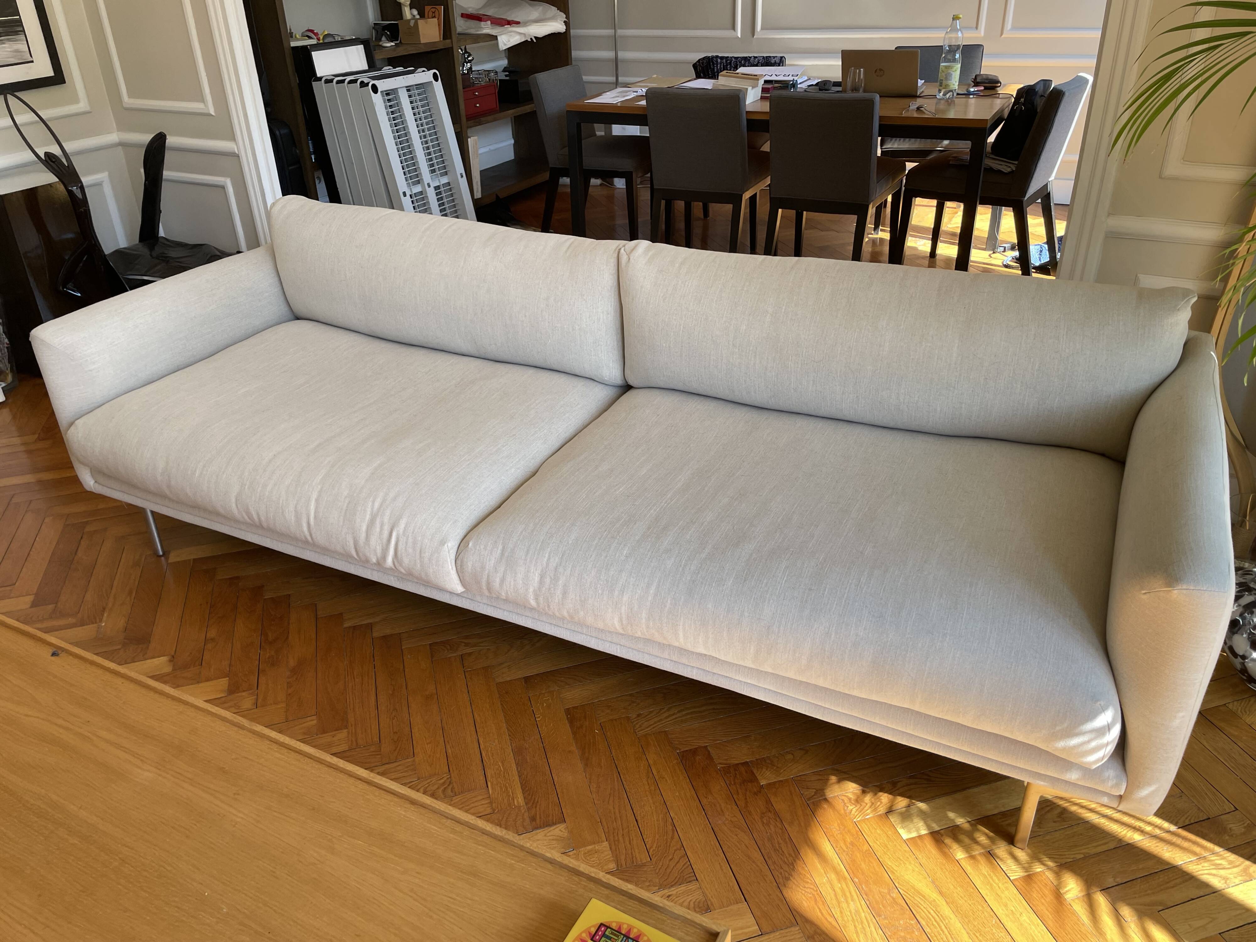Bolia lomi 3-seater sofa – light grey – design by meike harde