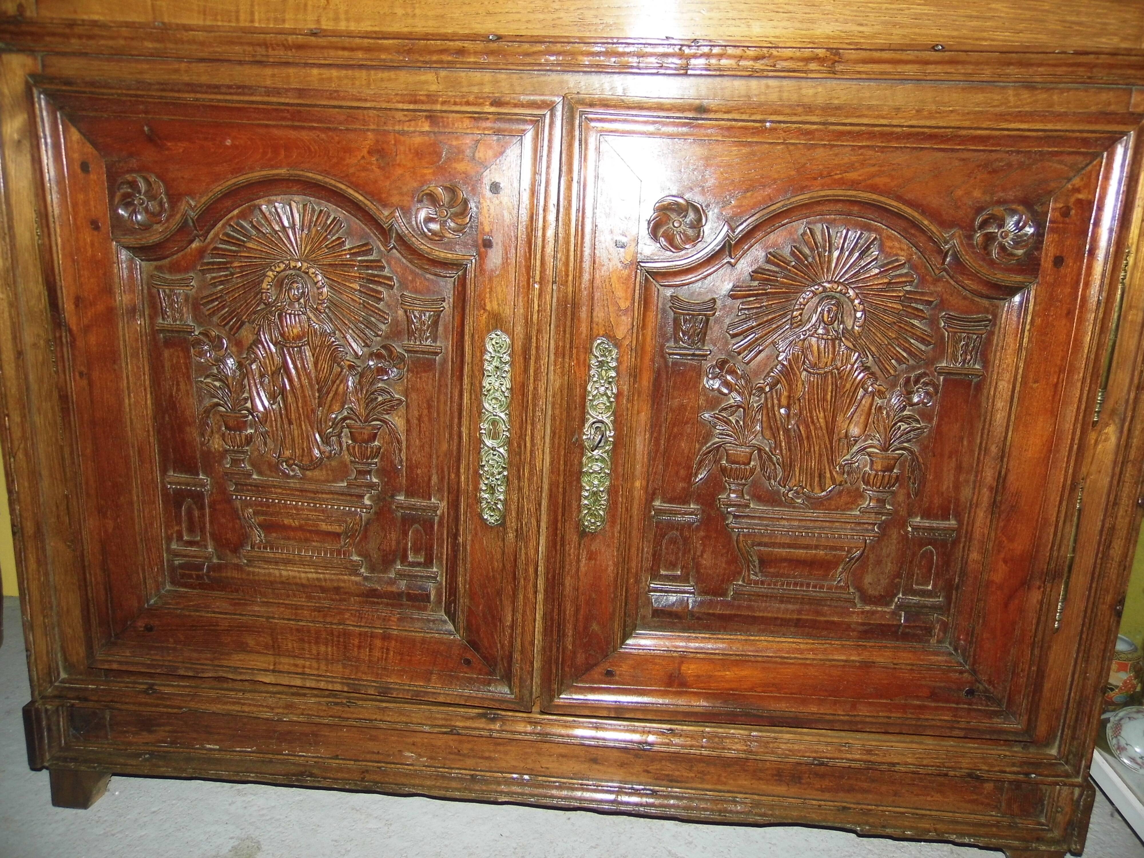 19th century chestnut sideboard