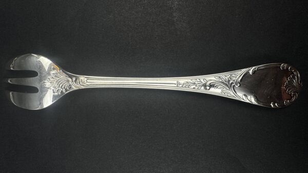 Lot de 12 fourchettes à huîtres Christofle modèle Marly – neuves sous blister, boîte d’origine scellée