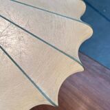 Modern mid-century Cocoon pendant lamp by Friedel Wauer for Goldkant Leuchten, 1960s.