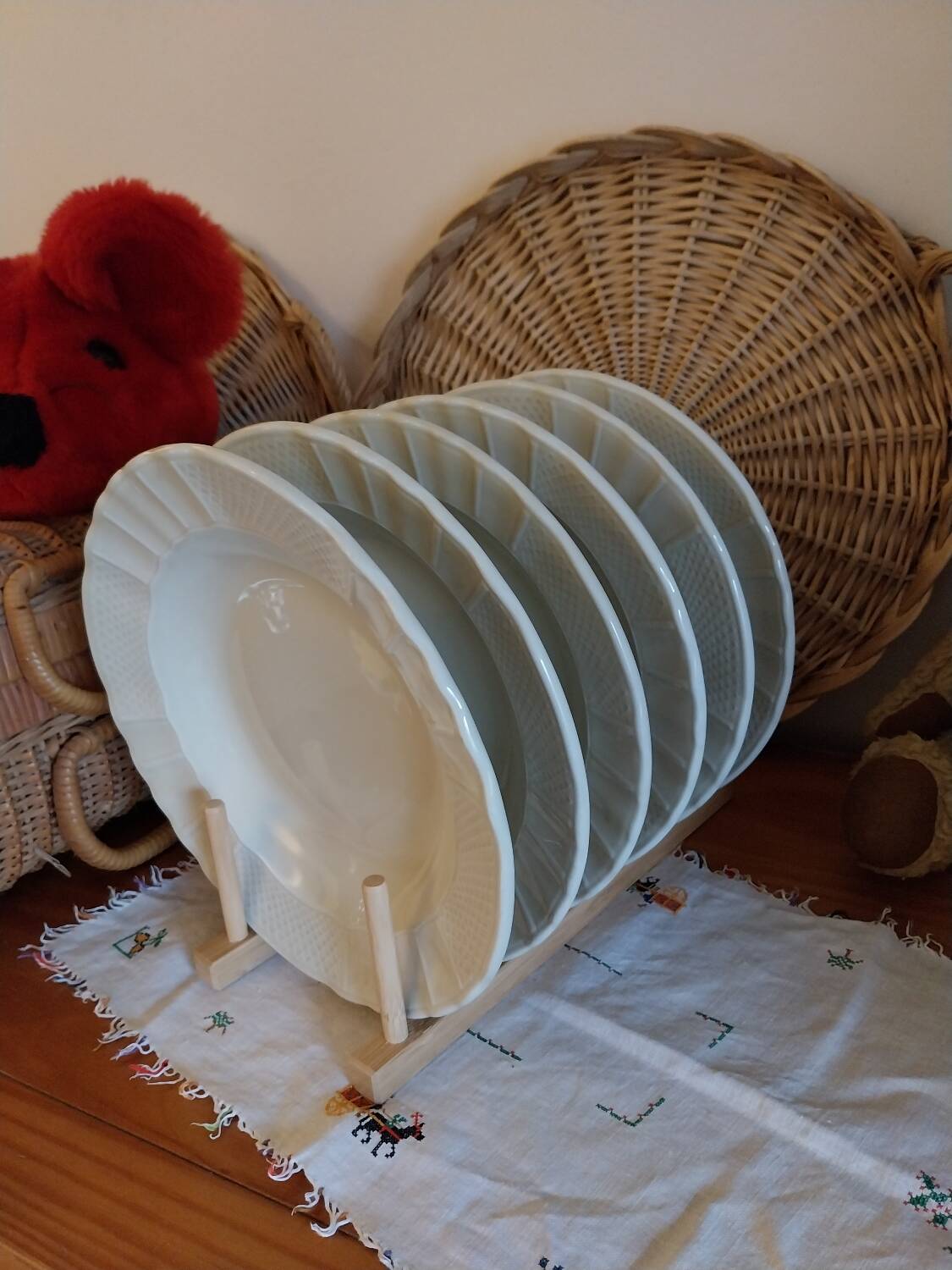 Bernardaud soup plates, Malmaison model