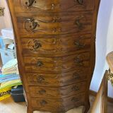 Louis XV style chiffonnier with seven drawers