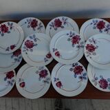 Badonviller earthenware plates