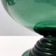Hand Blown Green Glass Centerpiece / Bowl, Made in Empoli, Italy