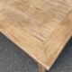 Renovated farmhouse dining table in raw wood from the 20th century 185cm