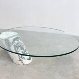 K1000 Carrara marble coffee table by Ronald Schmitt for Team Form AG