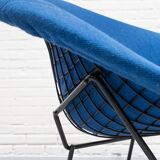 Diamond Armchair & Hocker by Harry Bertoia for Knoll