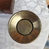 pair of brass candlesticks