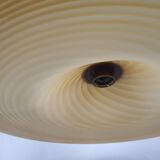 Lustre en verre de Murano et laiton avec double support