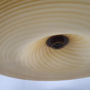 Lustre en verre de Murano et laiton avec double support