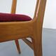 Mid-Century Walnut Dining Chairs, 1960s, Set of 4
