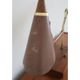 Vintage desk lamp double casserole in metal and brass, 1960