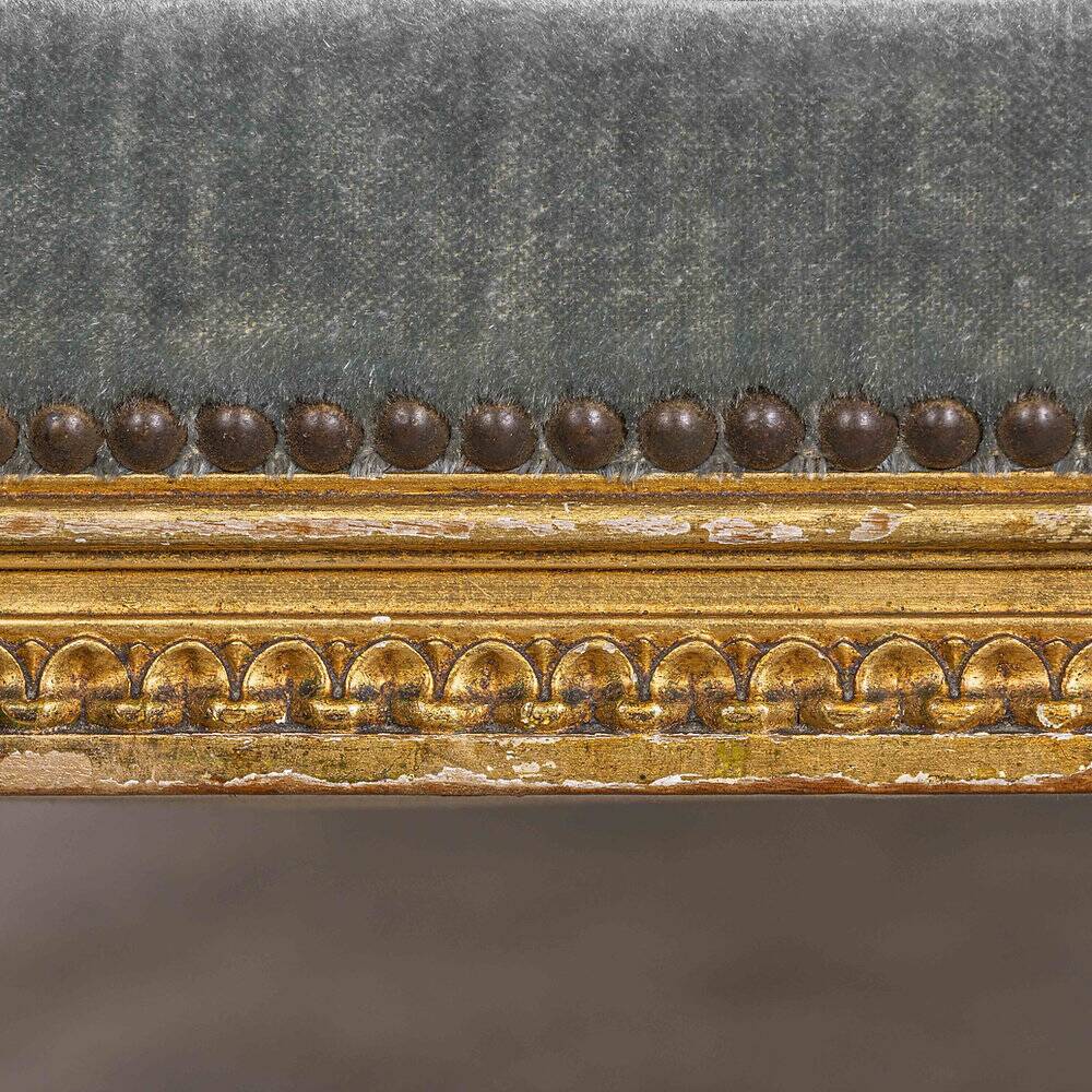 Magnificent Louis XVI wingback armchair.