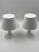 Duo de lampes Lampan blanche