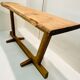Console en bois massif