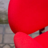 Armchair "little tulip" red by Pierre Paulin 1970
