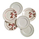 Longwy Luneville dessert plates