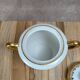 Antique sugar bowl in Limoges porcelain – elegant gold decoration
