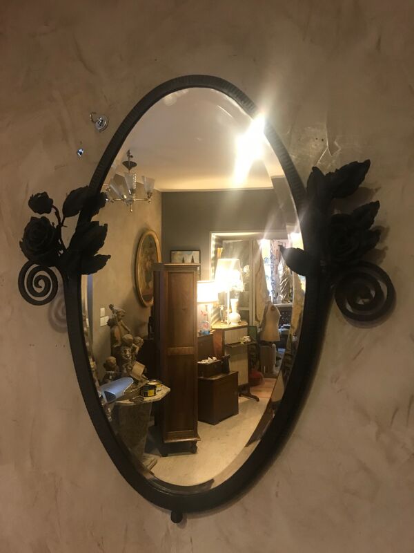 Miroir En Fer Forgé 62x70cm