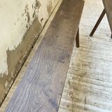 Paire de bancs de ferme en chêne massif 3m