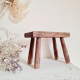 Mini wooden farmhouse bench