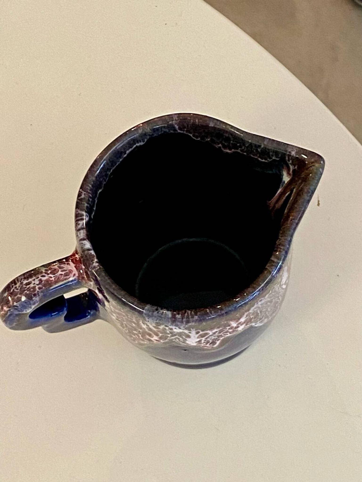 Pot à lait Vallauris bleu