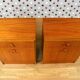 Pair of nightstands Vintage teak Scandinavian Design 1965