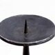 Brutalist metal candle holder