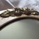 paire de miroirs ovales anciens
