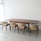 Johannes Andersen rosewood dining table for Christian Linneberg